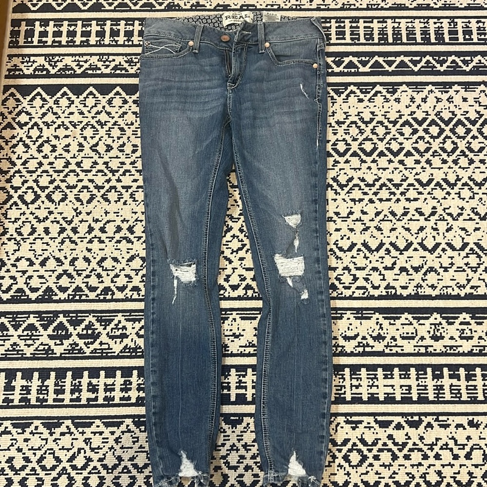 Ariat distressed skinny jeans